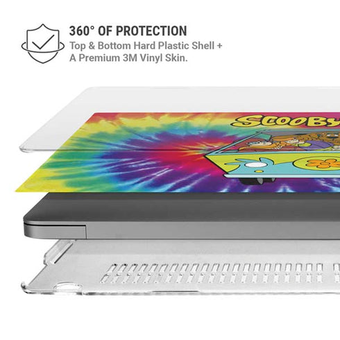 Scooby Doo Scooby-Doo Tie Dye MacBook Pro 14in (2021-24) Case plus Skin